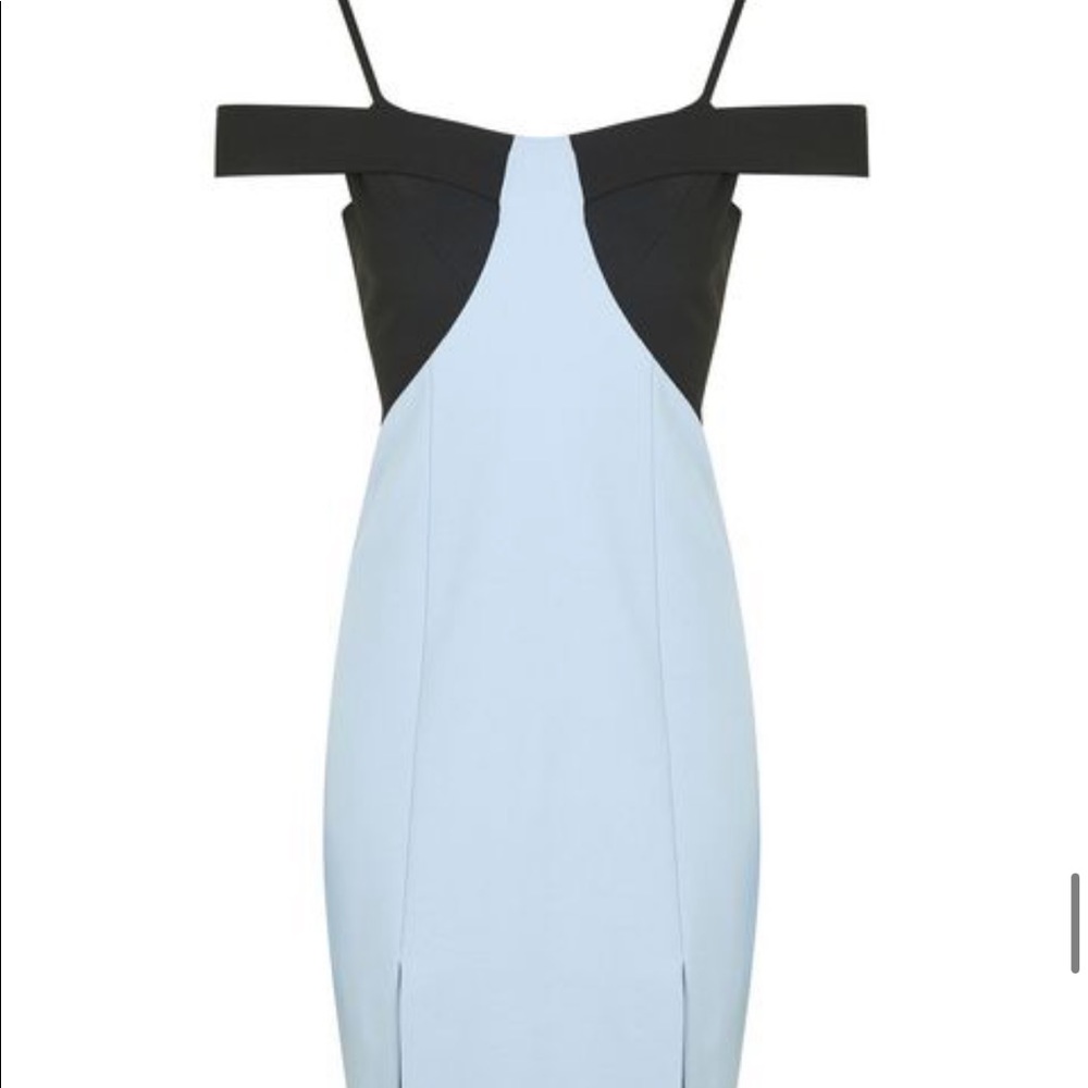 Topshop colorblock dress